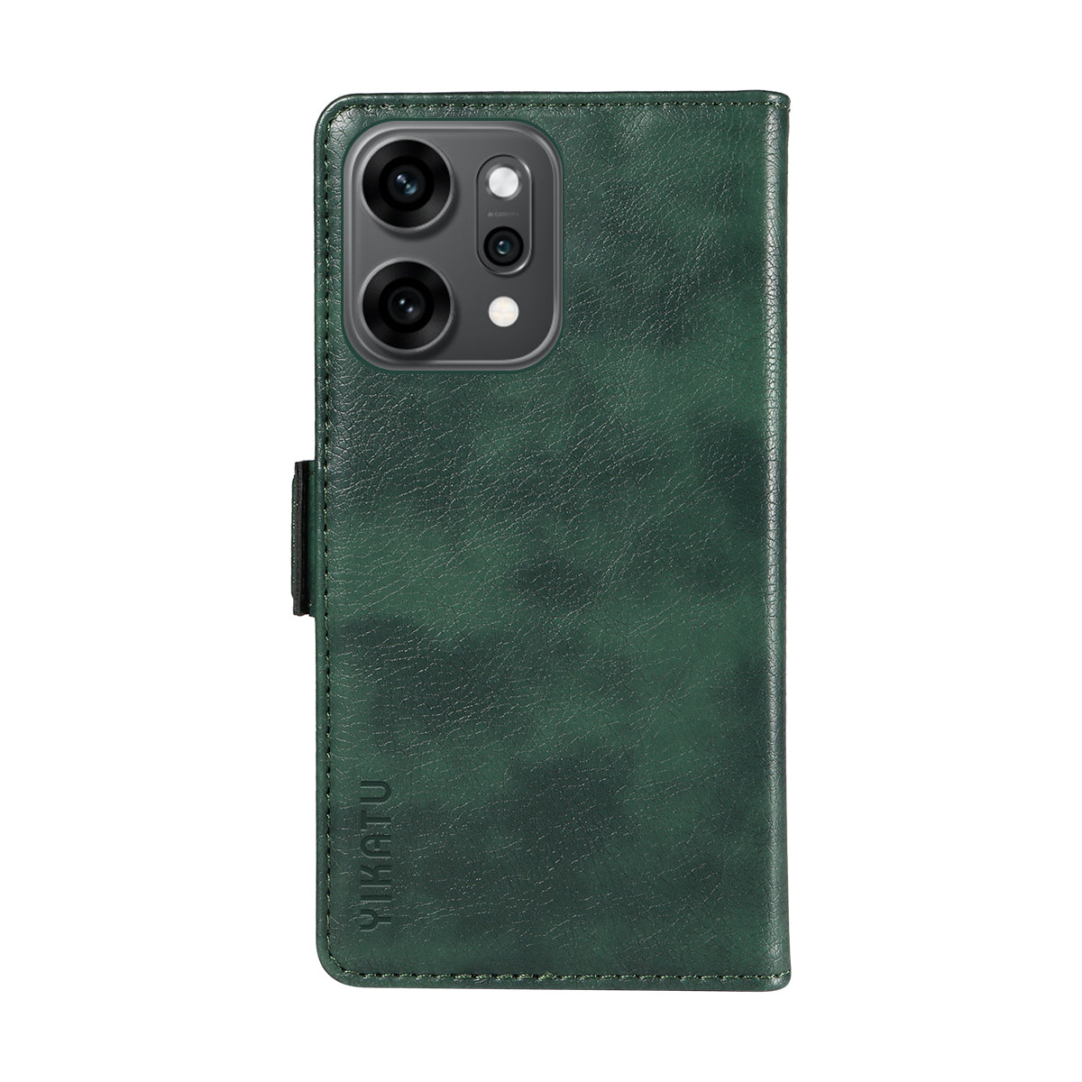 For Oppo Reno14 Pro 5G (China) / Oppo Reno14 Pro 5G (Global) Case YIKATU YK-007 Litchi Texture PU Leather Wallet Phone Cover - Green