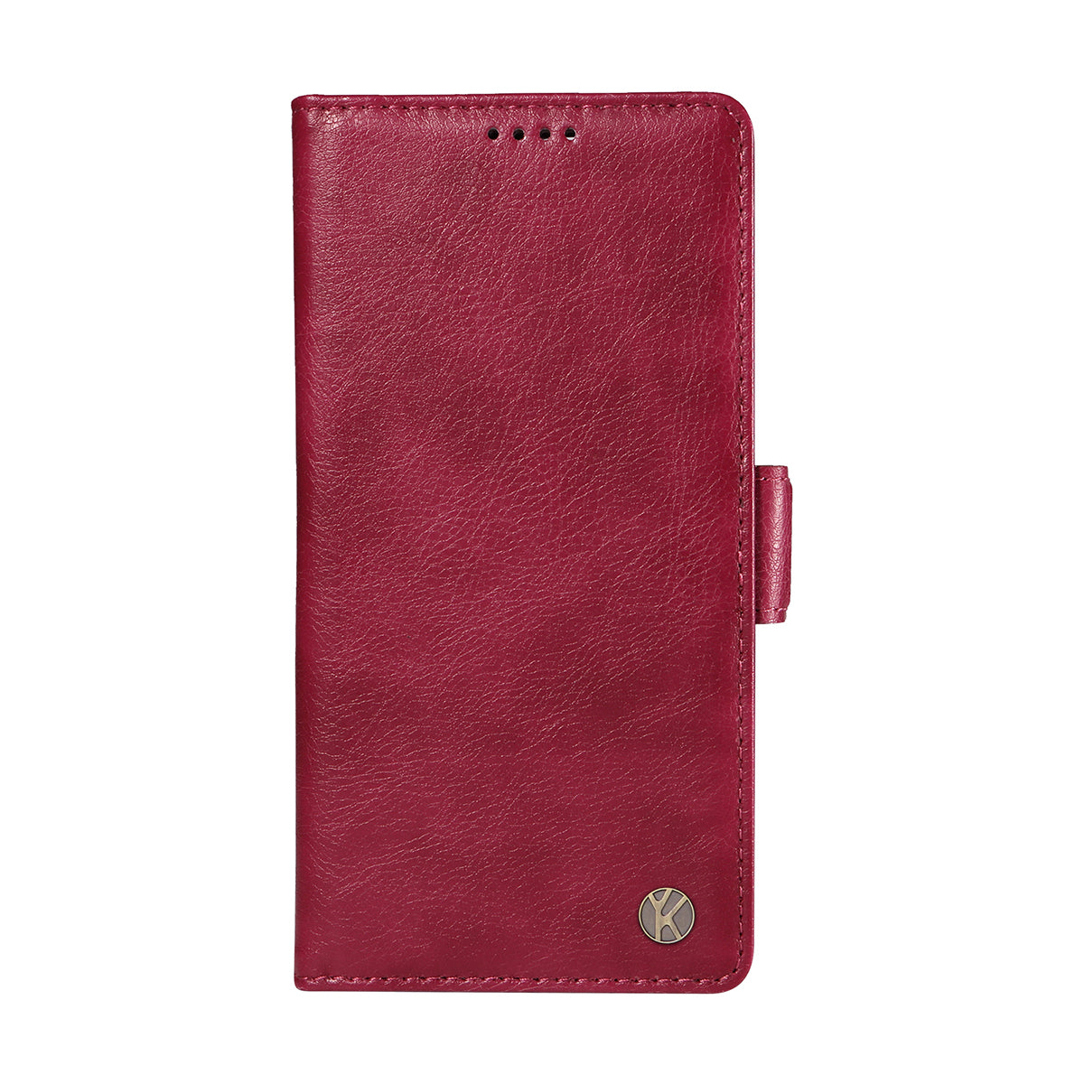 For Oppo Reno14 Pro 5G (China) / Oppo Reno14 Pro 5G (Global) Case YIKATU YK-007 Litchi Texture PU Leather Wallet Phone Cover - Wine Red