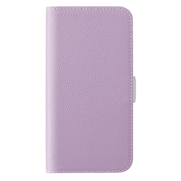 For Google Pixel 7 Pro 5G Litchi Texture Candy Color PU Leather Case Foldable Stand Wallet Phone Full Protection Cover - Light Purple