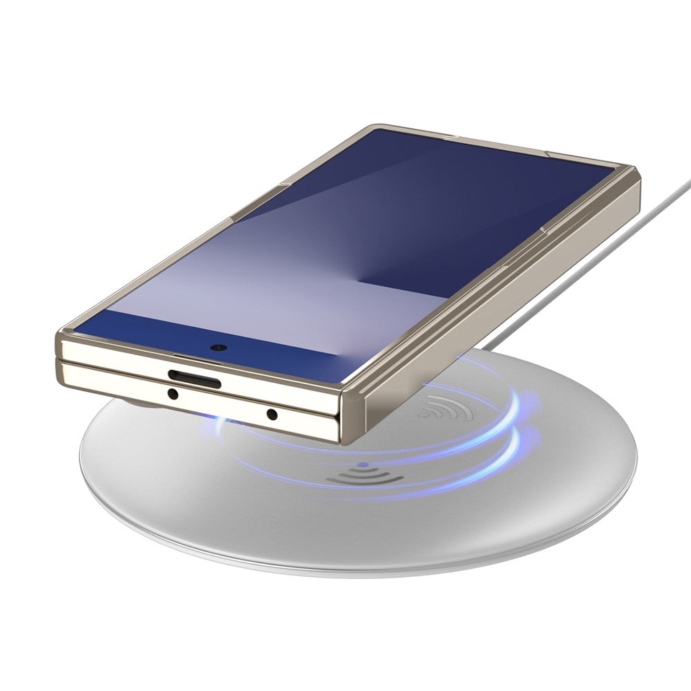 GKK For Samsung Galaxy Z Fold7 5G Kickstand Case Magnetic Hinge Protection PU + PC + Tempered Glass Phone Cover - Red