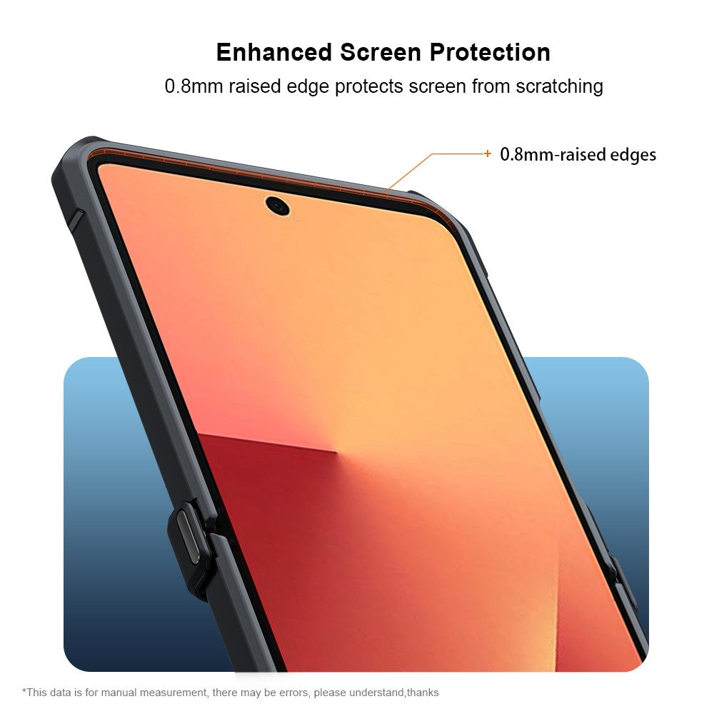 XUNDD For Samsung Galaxy Z Flip7 5G Case TPU + Acrylic Phone Cover with Small Screen Protector