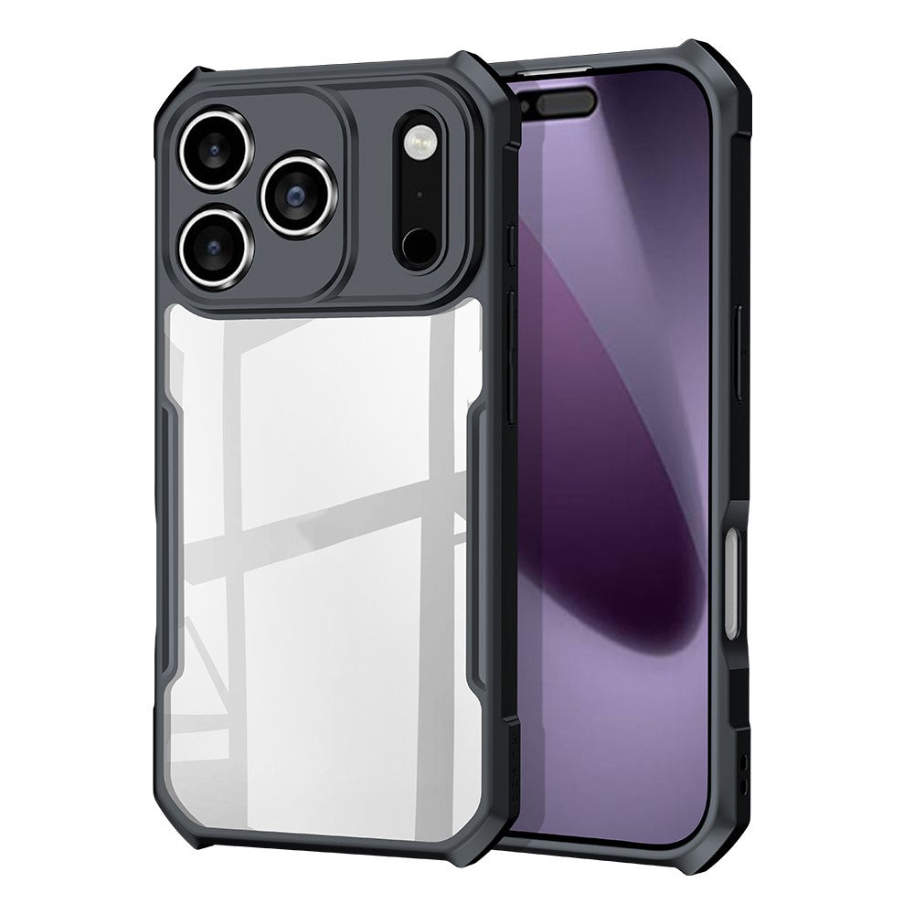 XUNDD For iPhone 17 Pro Max Case Dropproof TPU + Acrylic Clear Back Phone Cover
