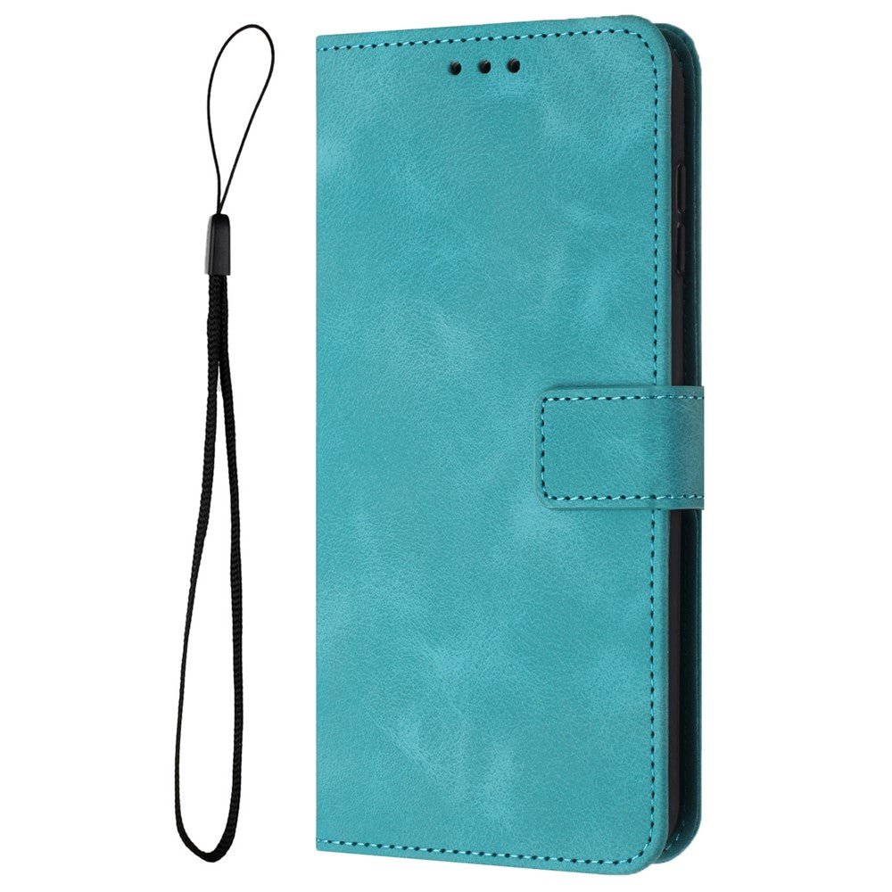 For iPhone 17 Pro Max Case Solid Color Leather Wallet Protective Phone Cover - Green