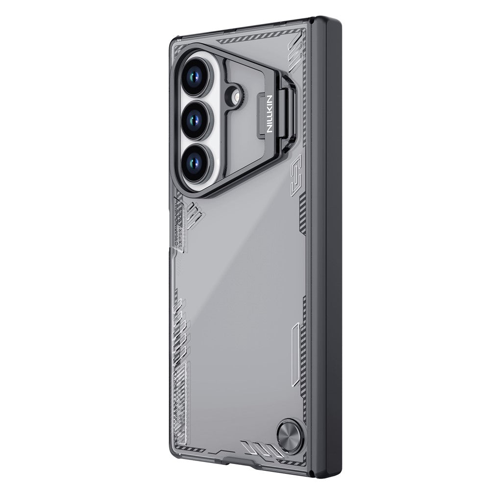 NILLKIN Iceblade CamProp For Samsung Galaxy Z Fold7 5G Case Lens Frame Kickstand PC + TPU Phone Cover