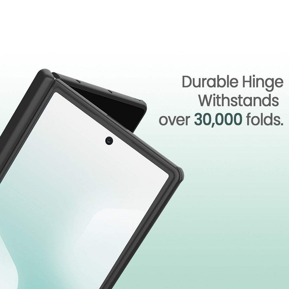 NILLKIN Iceblade CamProp For Samsung Galaxy Z Fold7 5G Case Lens Frame Kickstand PC + TPU Phone Cover