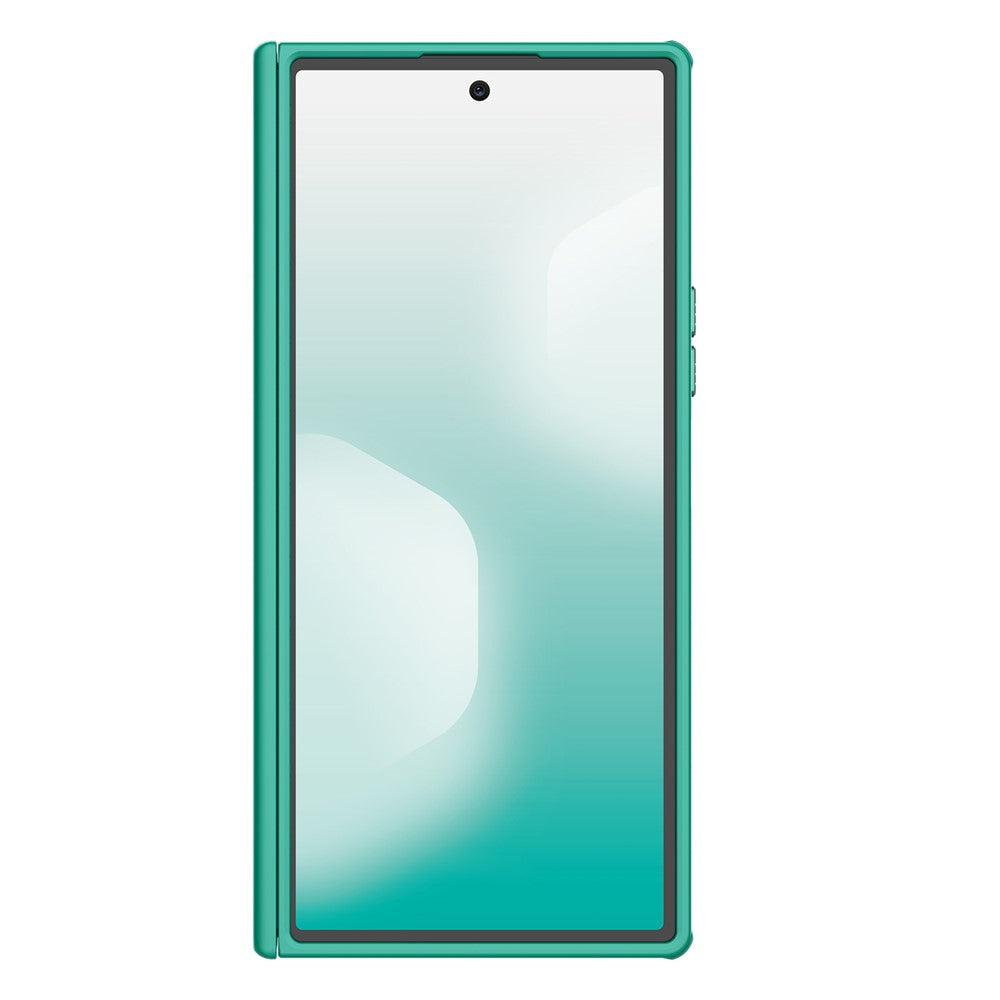 NILLKIN Iceblade CamProp For Samsung Galaxy Z Fold7 5G Case Compatible with MagSafe Lens Frame Kickstand PC + TPU Phone Cover - Green