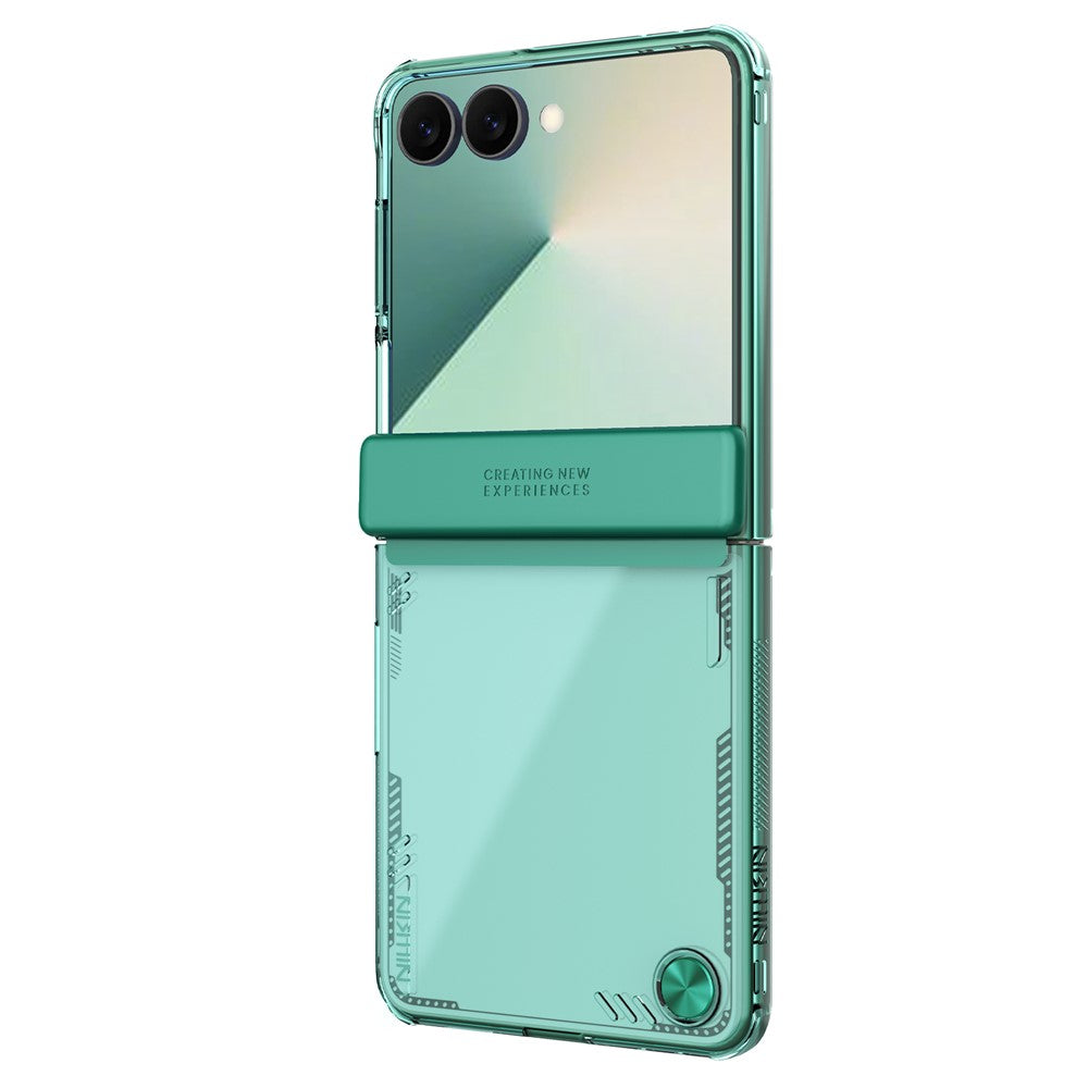 NILLKIN Iceblade For Samsung Galaxy Z Flip7 5G Case PC + TPU Phone Cover - Green