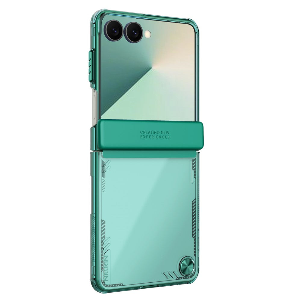 NILLKIN Iceblade For Samsung Galaxy Z Flip7 5G Case PC + TPU Phone Cover - Green