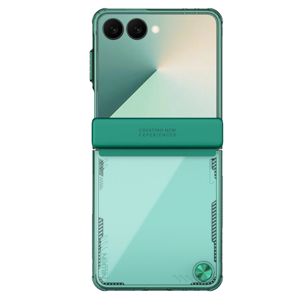 NILLKIN Iceblade For Samsung Galaxy Z Flip7 5G Case PC + TPU Phone Cover - Green