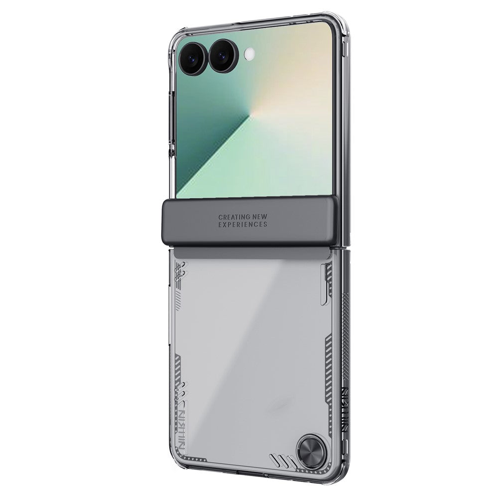 NILLKIN Iceblade For Samsung Galaxy Z Flip7 5G Case PC + TPU Phone Cover - Black