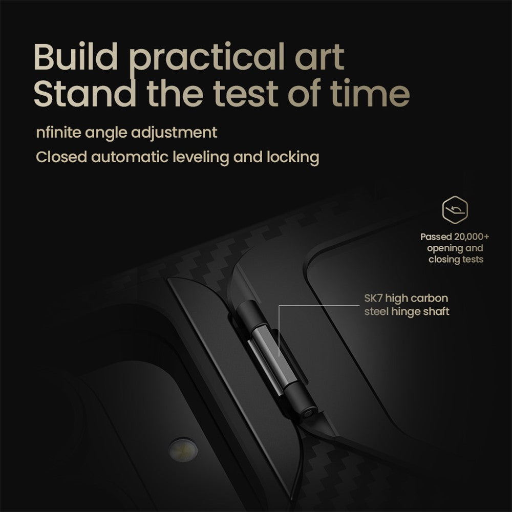 NILLKIN For Samsung Galaxy Z Fold7 5G Case Compatible with MagSafe TPU + Aramid Fiber Lens Cover Kickstand Phone Cover