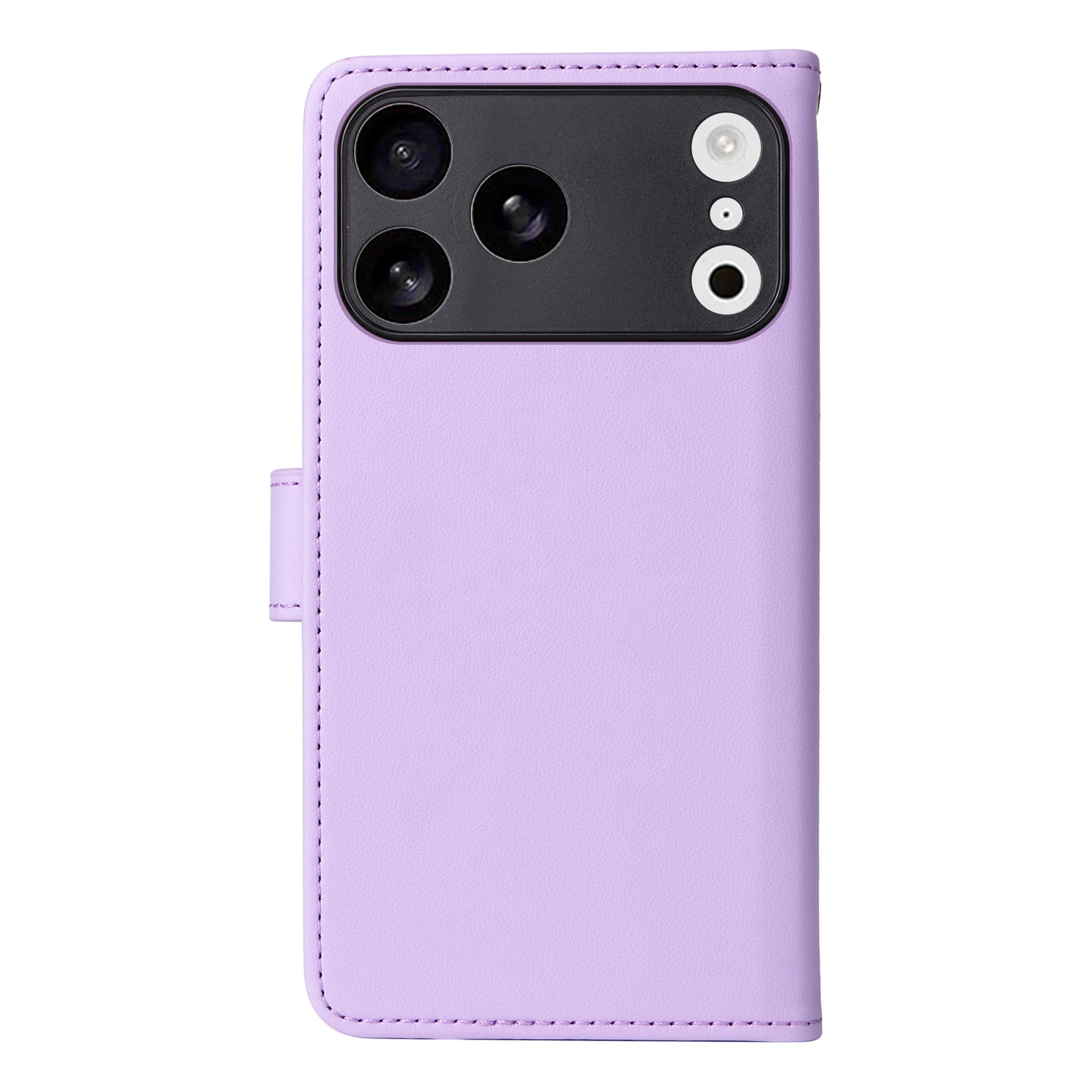 For iPhone 17 Pro Max Magnetic Case BETOPNICE Detachable PU Leather Phone Cover with Strap - Purple