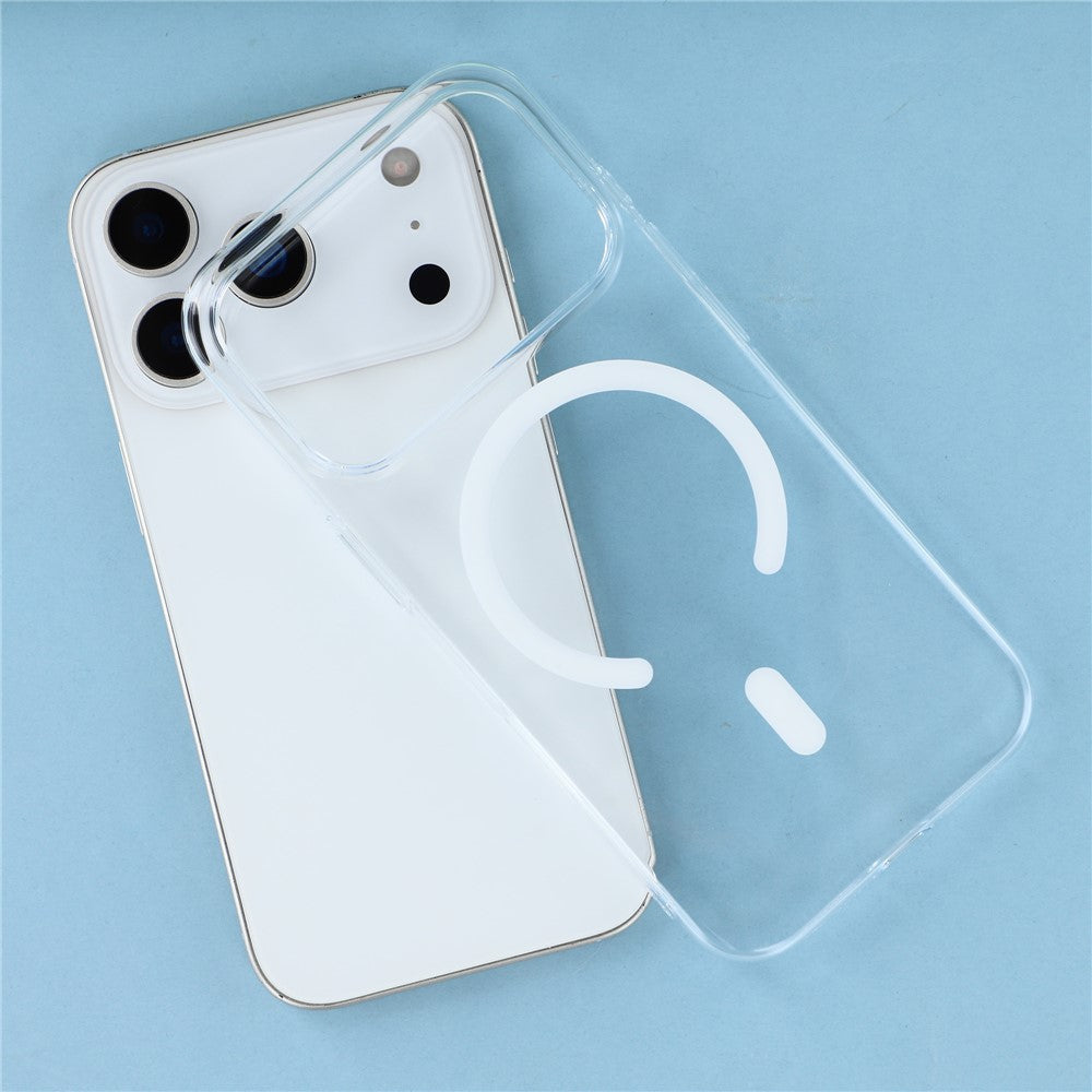 X-LEVEL For iPhone 17 Pro Max Case Compatible with MagSafe Clear Back Slim Hard PC Phone Cover - Transparent