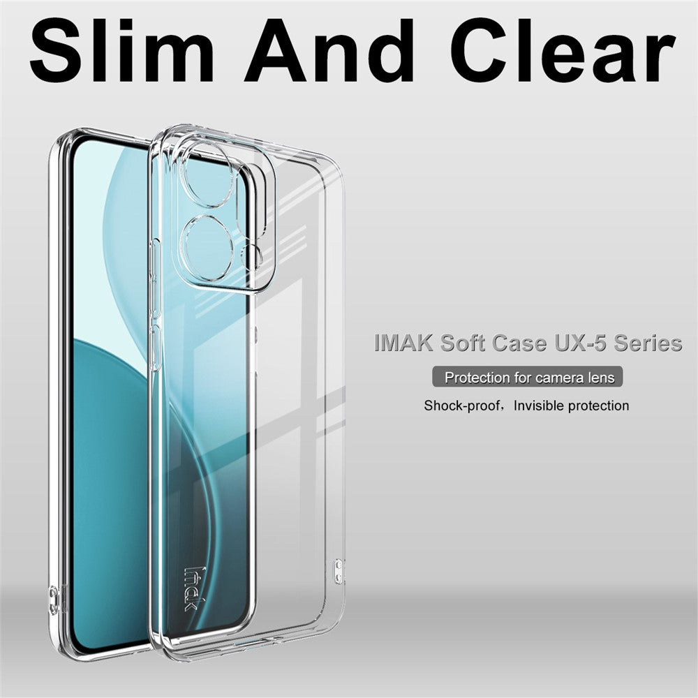 IMAK UX-5 Series For Oppo Reno14 Pro 5G (Global) Case Shockproof TPU Clear Slim Back Shell
