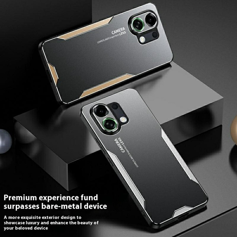 For Oppo K13 Turbo Pro 5G Phone Case Aluminium Alloy TPU PC Back Cover - Silver