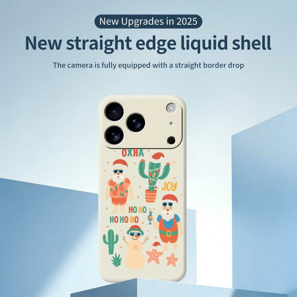 For iPhone 17 Pro Max Case Fun Playing Pattern Printing Straight Edge TPU Phone Back Cover - Green