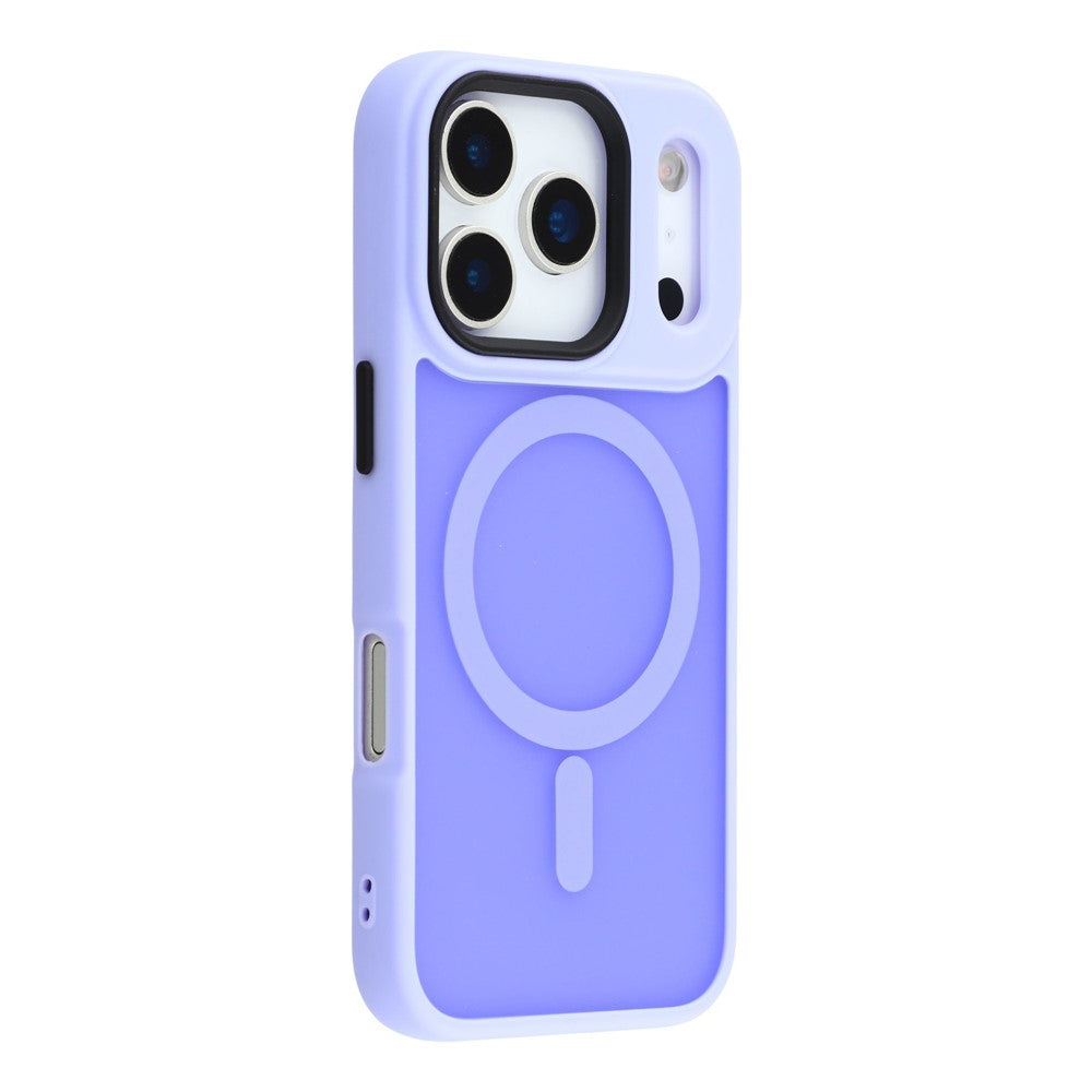 For iPhone 17 Pro Max Case Compatible with MagSafe Skin-Touch PC + TPU Phone Cover - Light Purple