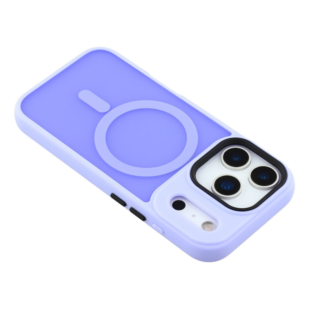 For iPhone 17 Pro Max Case Compatible with MagSafe Skin-Touch PC + TPU Phone Cover - Light Purple