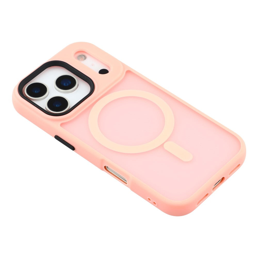 For iPhone 17 Pro Max Case Compatible with MagSafe Skin-Touch PC + TPU Phone Cover - Pink