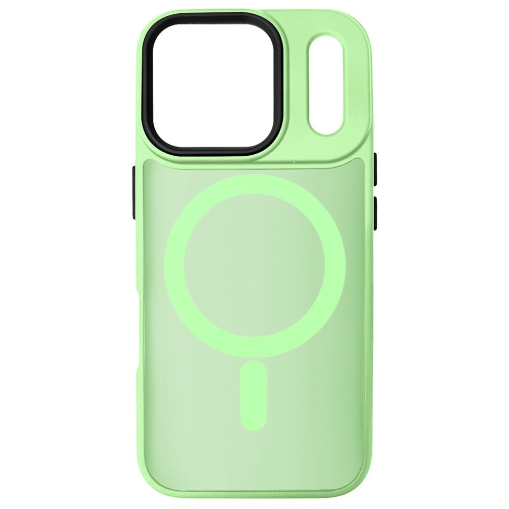 For iPhone 17 Pro Max Case Compatible with MagSafe Skin-Touch PC + TPU Phone Cover - Mint Green