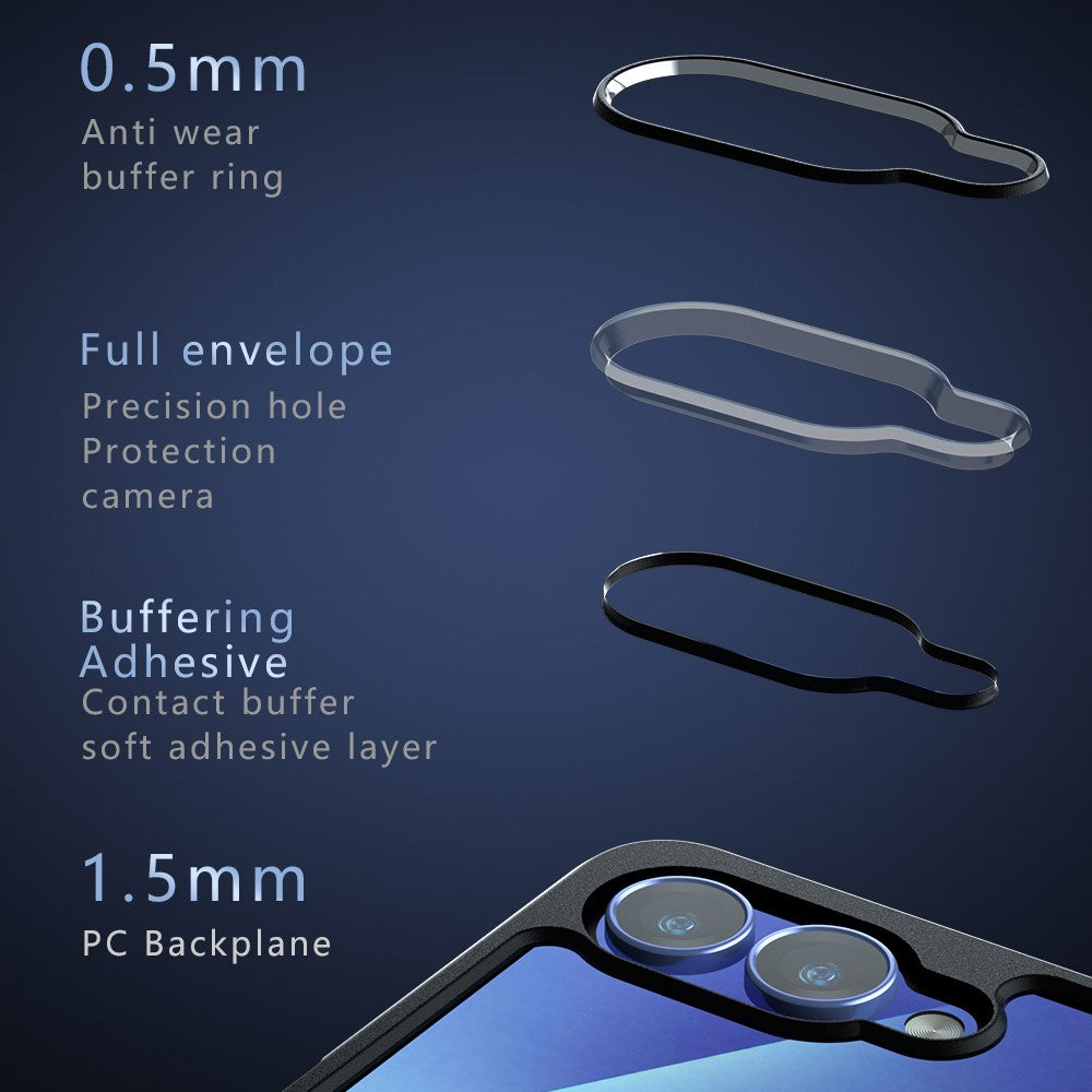 For Samsung Galaxy Z Flip7 5G Case Compatible with MagSafe Clear TPU + PC Shockproof Phone Cover