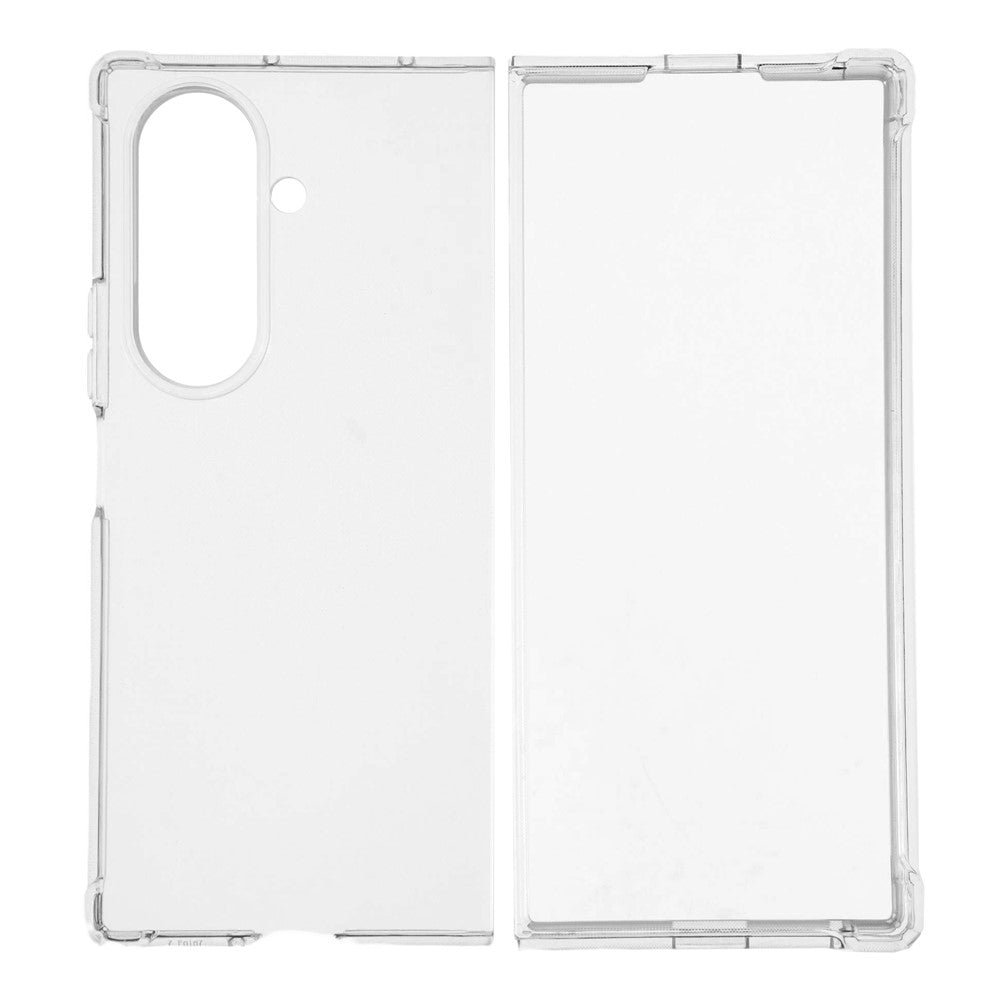 For Samsung Galaxy Z Fold7 5G Case Crystal Clear TPU Phone Cover with Reinforced Corner