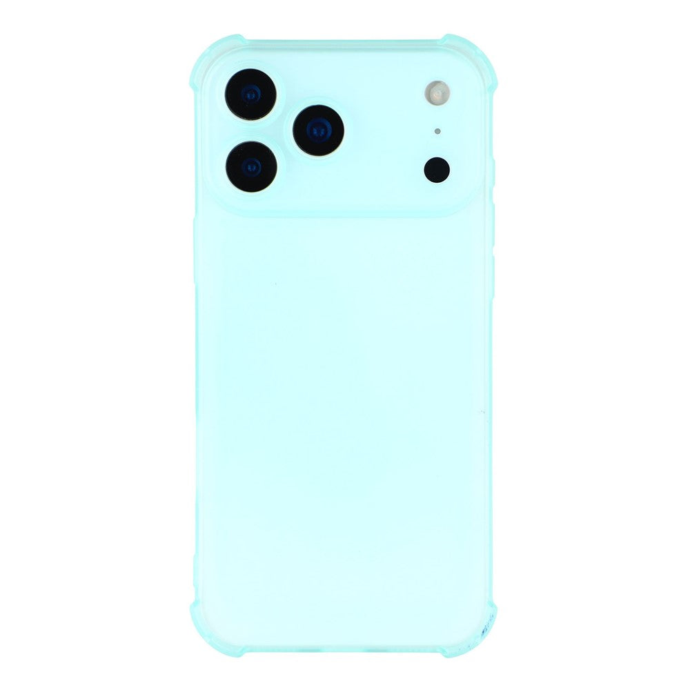 For iPhone 17 Pro Max Case Skin Touch Matte TPU Phone Back Cover Precise Cutouts - Transparent Green