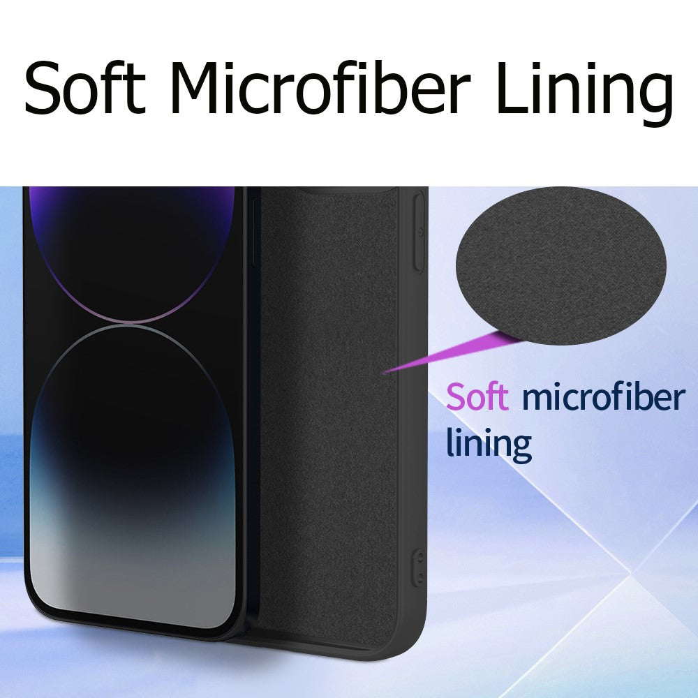 For iPhone 17 Pro Max Case Soft TPU Shockproof Protective Phone Cover - Black