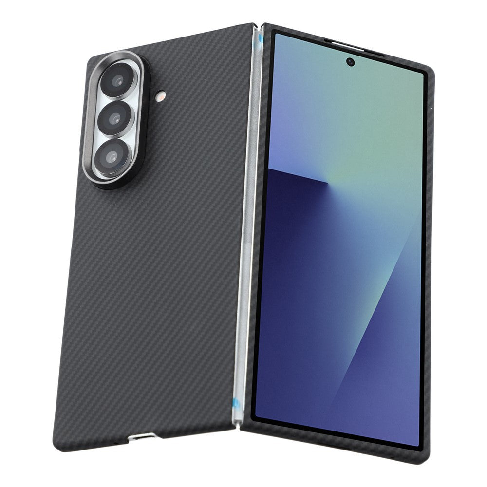 For Samsung Galaxy Z Fold7 5G Magnetic Case 600D Fine Texture Aramid Fiber Phone Cover