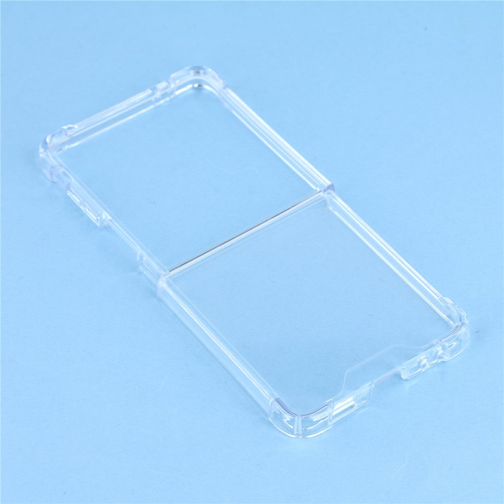 For Samsung Galaxy Z Flip7 5G Phone Case TPU + Acrylic 1.5mm Shockproof Clear Back Cover
