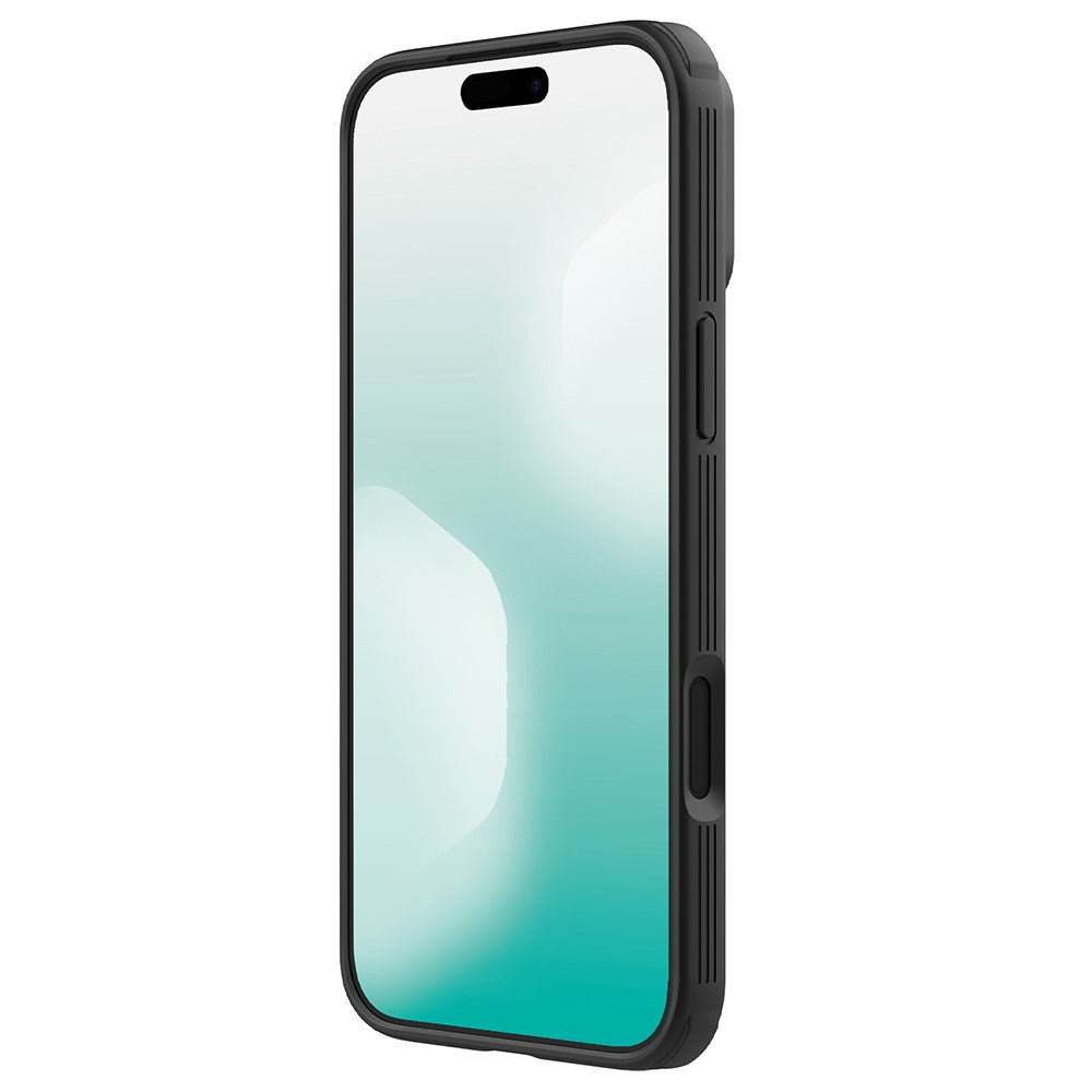 NILLKIN Camshield Pro Series for iPhone 17 Pro Max Case PC + TPU Slide Camera Lid Phone Cover - Black
