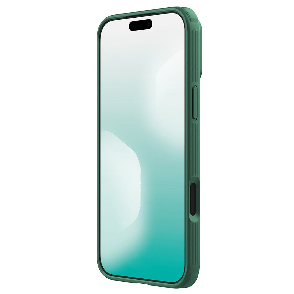NILLKIN Camshield Pro Series for iPhone 17 Pro Max Case PC + TPU Slide Camera Lid Phone Cover - Green