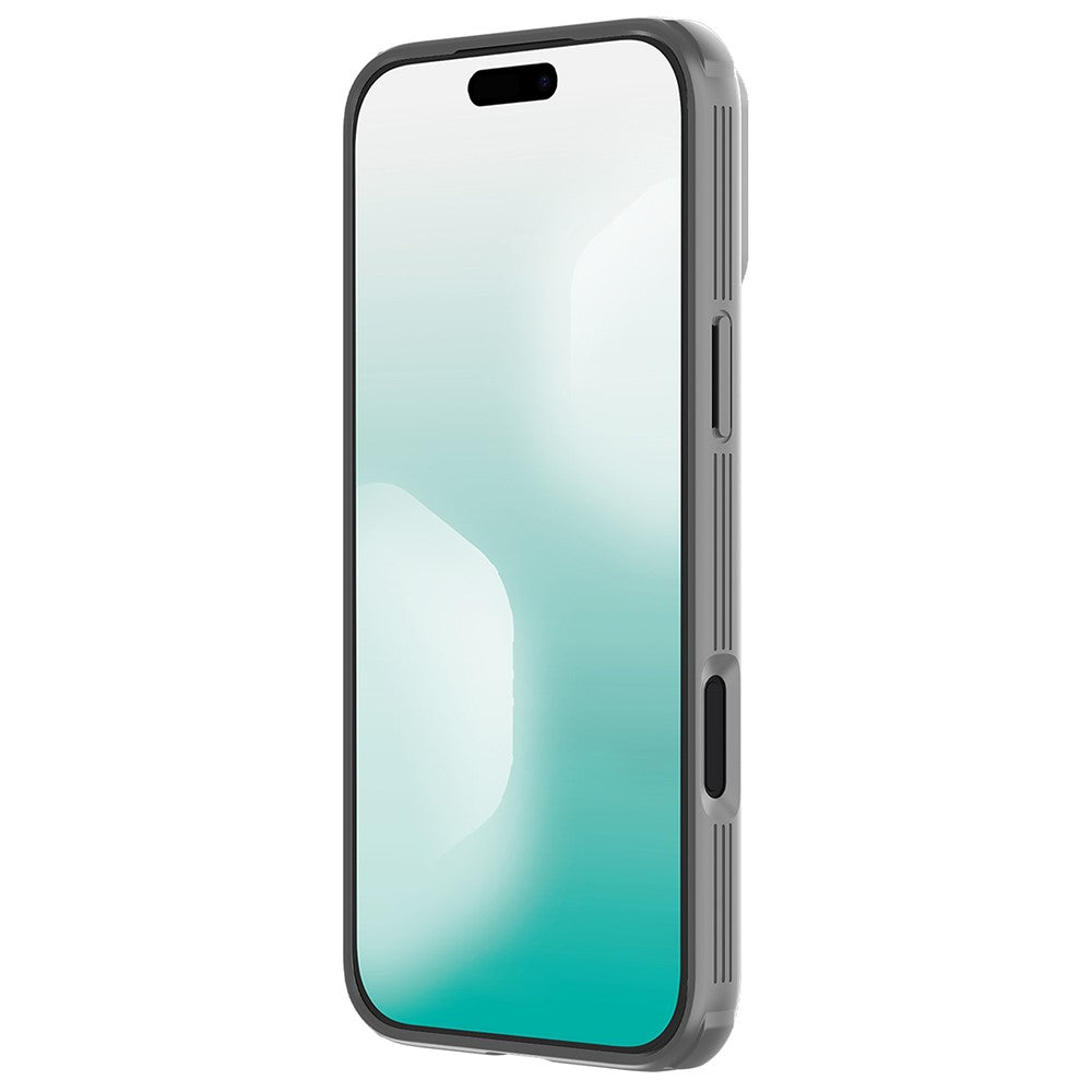 NILLKIN Camshield Pro Series for iPhone 17 Pro Max Case PC + TPU Slide Camera Lid Phone Cover - Grey