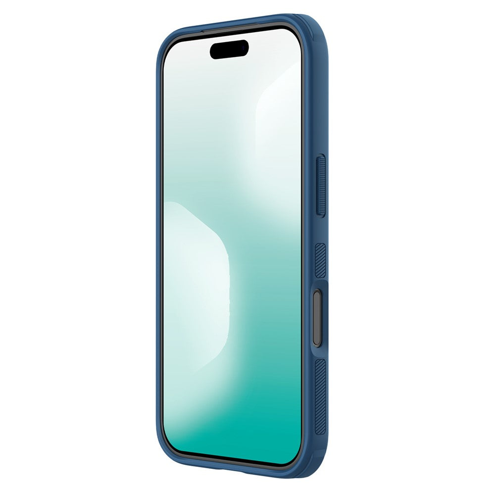 NILLKIN Frosted Shield Pro For iPhone 17 Pro Max Case Matte PC + TPU Phone Cover - Blue