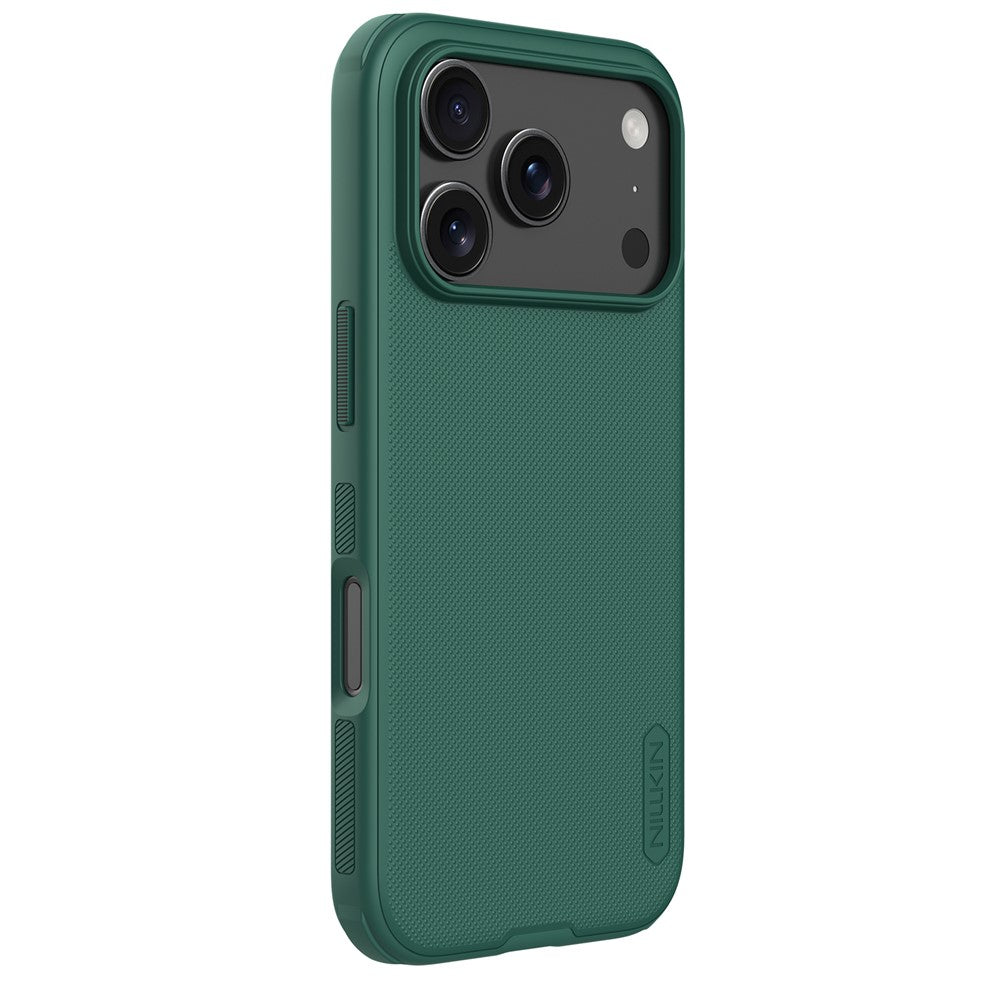 NILLKIN Frosted Shield Pro For iPhone 17 Pro Max Case Matte PC + TPU Phone Cover - Green