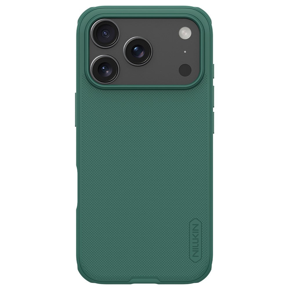 NILLKIN Frosted Shield Pro For iPhone 17 Pro Max Case Matte PC + TPU Phone Cover - Green