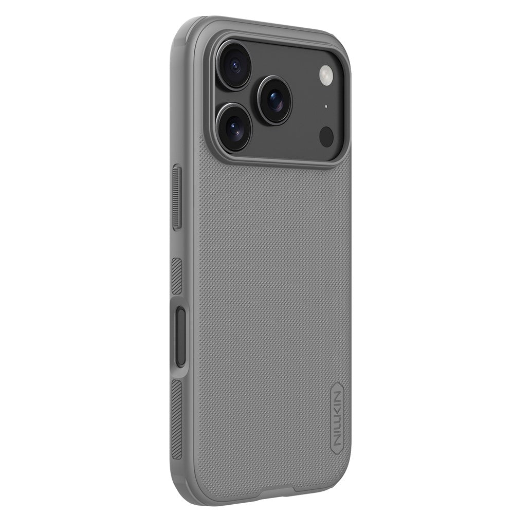 NILLKIN Frosted Shield Pro For iPhone 17 Pro Max Case Matte PC + TPU Phone Cover - Grey