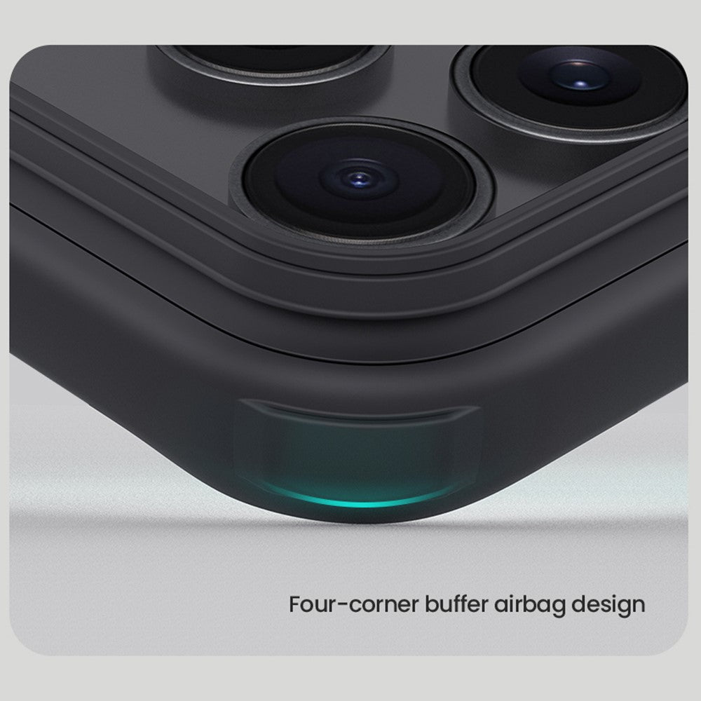 NILLKIN Frosted Shield Pro For iPhone 17 Pro Max Case Matte PC + TPU Phone Cover - Grey