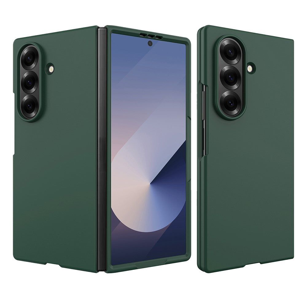 For Samsung Galaxy Z Fold7 5G Case Skin-Feel Anti Shock Hard PC Protective Phone Cover - Green