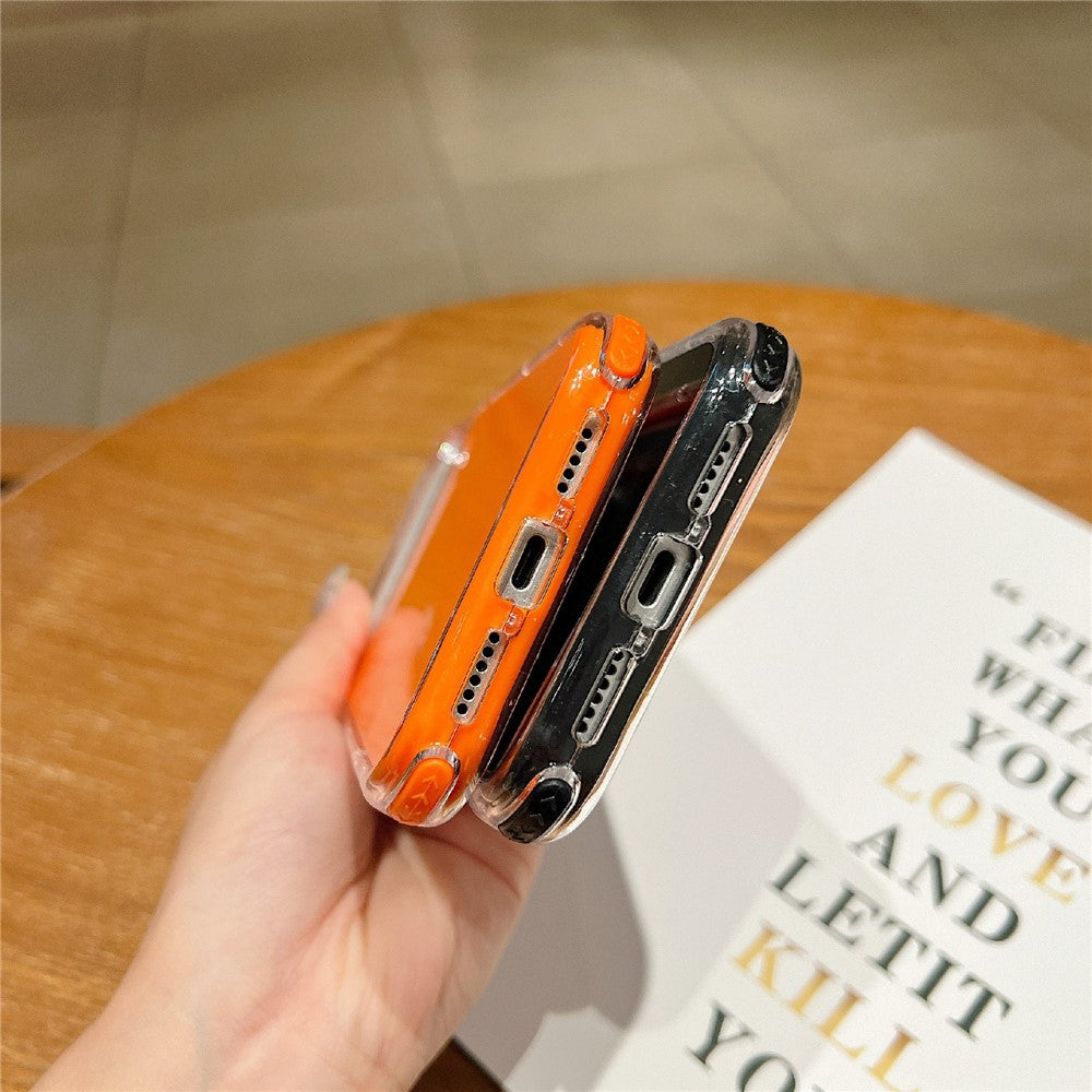 For iPhone 17 Pro Max Case 3-in-1 Drop-Proof PC + TPU Phone Cover - Yellow