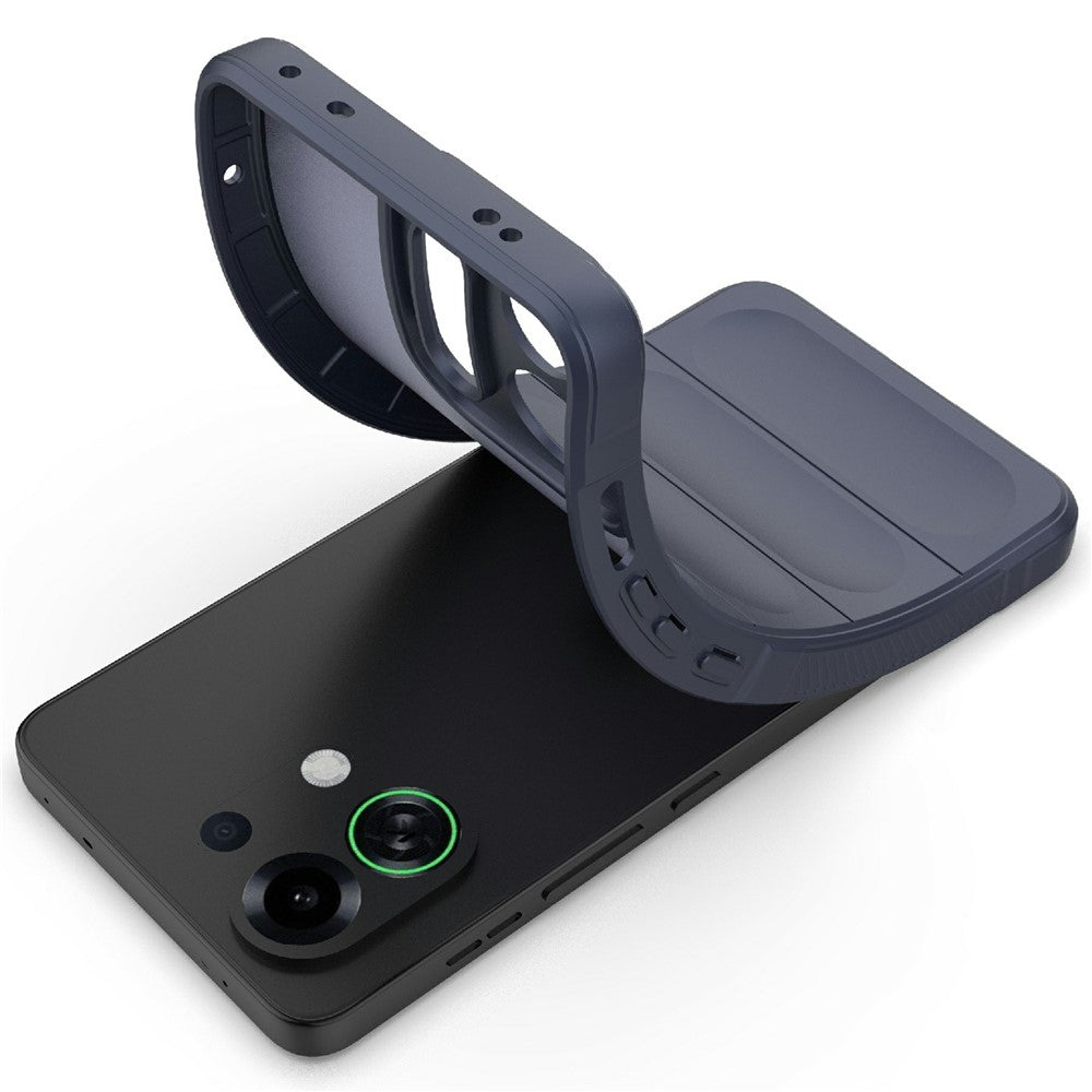 For Oppo K13 Turbo 5G Case Anti-Drop Soft TPU Rugged Phone Back Cover - Dark Blue