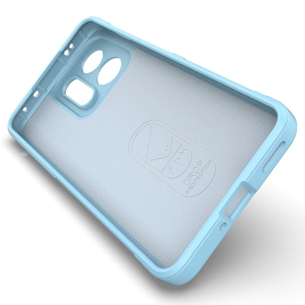 For Oppo K13 Turbo 5G Case Anti-Drop Soft TPU Rugged Phone Back Cover - Baby Blue