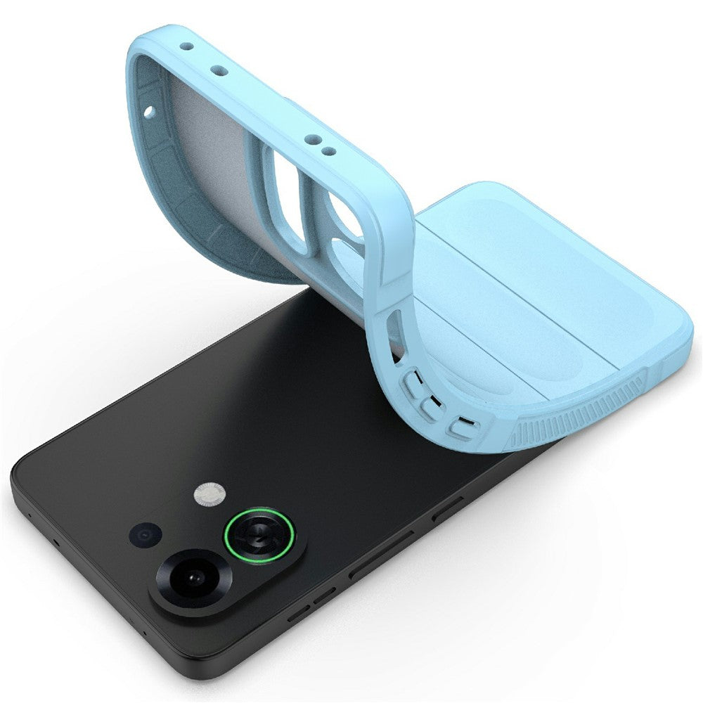 For Oppo K13 Turbo 5G Case Anti-Drop Soft TPU Rugged Phone Back Cover - Baby Blue