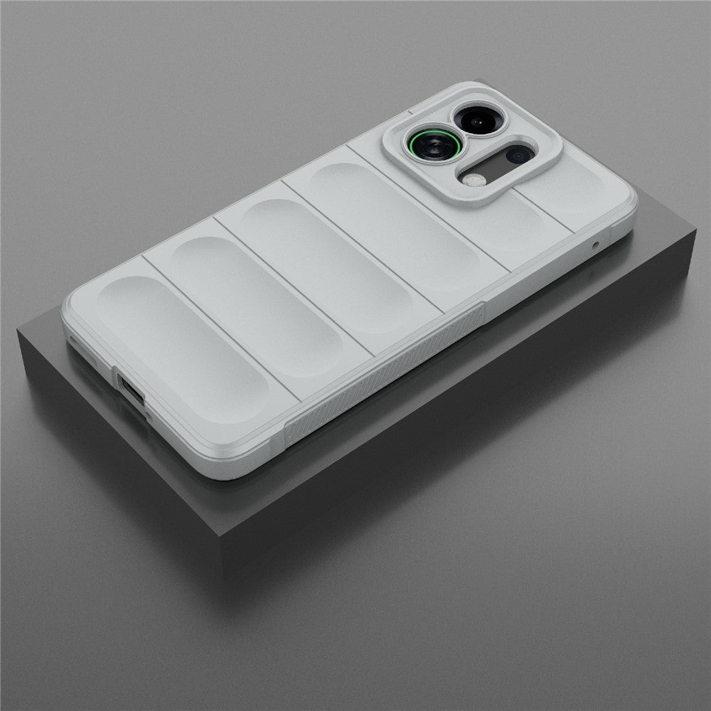 For Oppo K13 Turbo 5G Case Anti-Drop Soft TPU Rugged Phone Back Cover - Light Grey