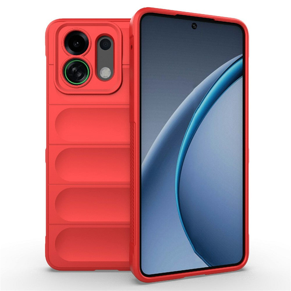 For Oppo K13 Turbo 5G Case Anti-Drop Soft TPU Rugged Phone Back Cover - Red