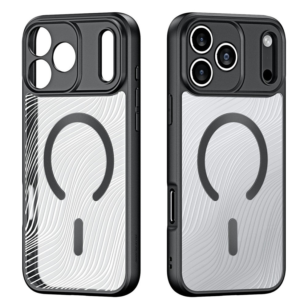 DUX DUCIS Aimo Series For iPhone 17 Pro Max Magnetic Case Compatible with MagSafe TPU + PC Phone Cover (REACH Certification) - Black