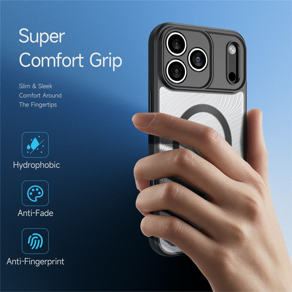 DUX DUCIS Aimo Series For iPhone 17 Pro Max Magnetic Case Compatible with MagSafe TPU + PC Phone Cover (REACH Certification) - Black