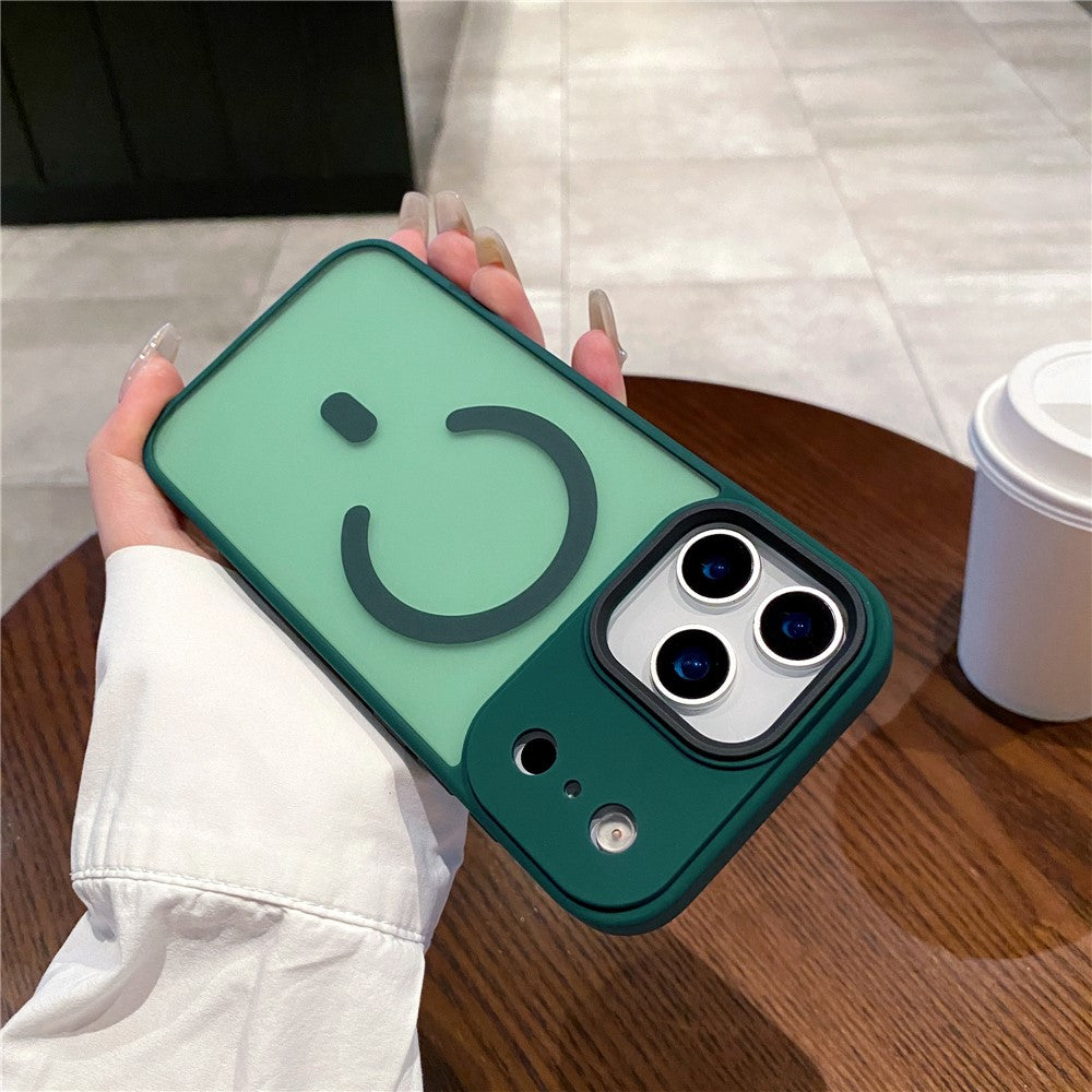 For iPhone 17 Pro Max Case Compatible with MagSafe Skin-Touch Matte Anti-Drop TPU + PC Phone Cover - Green