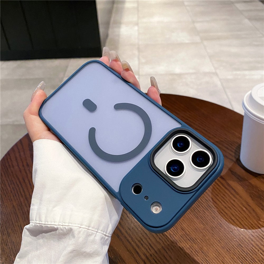 For iPhone 17 Pro Max Case Compatible with MagSafe Skin-Touch Matte Anti-Drop TPU + PC Phone Cover - Sapphire