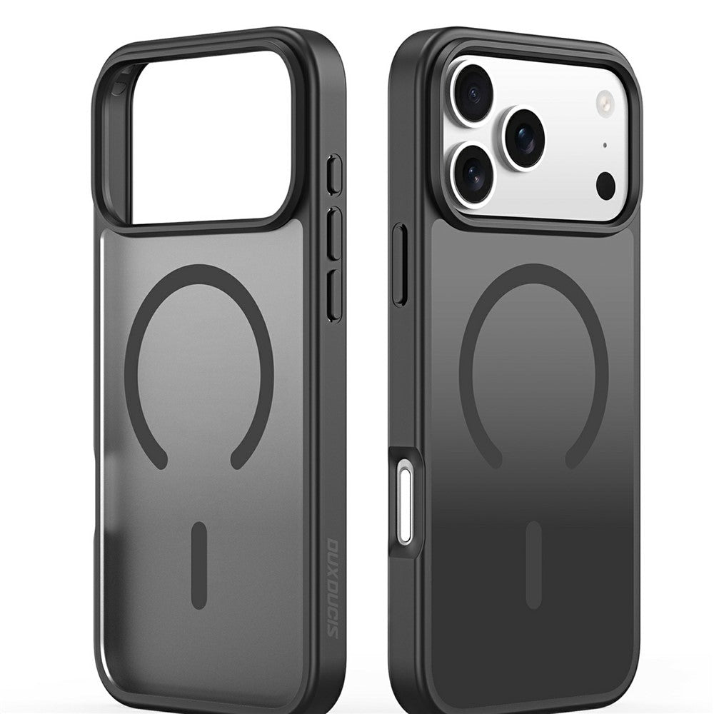 DUX DUCIS Yind Series For iPhone 17 Pro Max Case TPU + PC Matte Phone Cover Compatible with MagSafe - Black